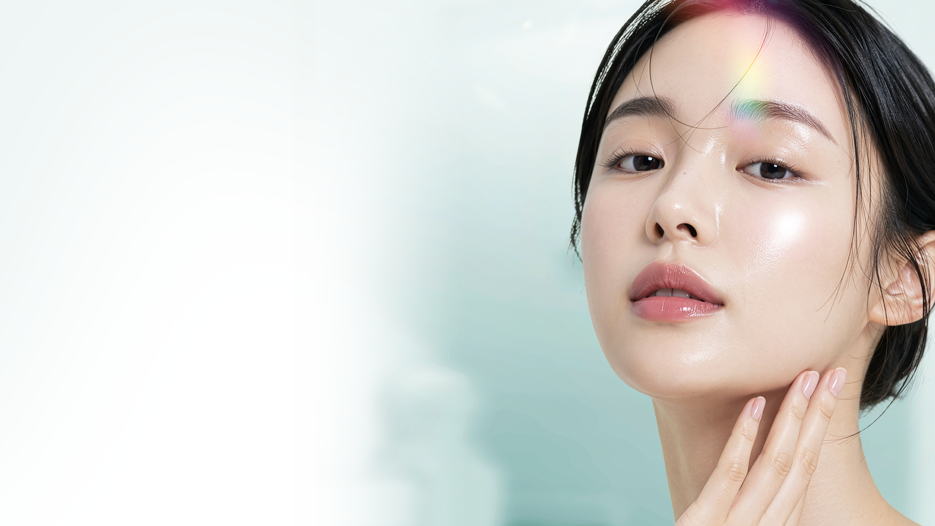눈밑지방 완전재건술 시술 모델 사진