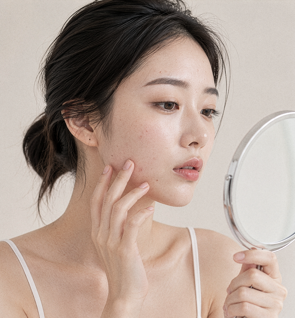 피부 상태 확인